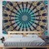 Mmandala Wandteppich Psychedelisch