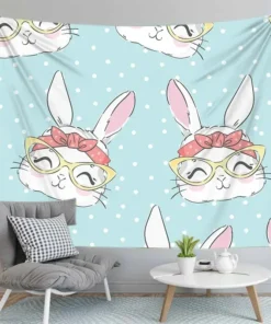 Wandteppich Niedliches Kaninchen