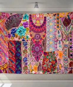 Wandteppich Hippie