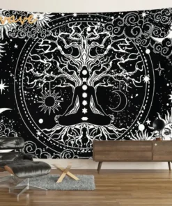 Wandteppich Mandala Chakren