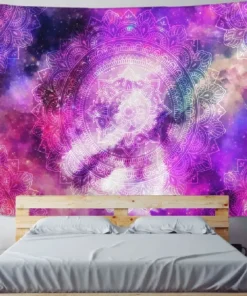 Wandteppich Mandala Galaxy