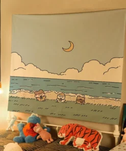 Wandteppich für Kinder Strand