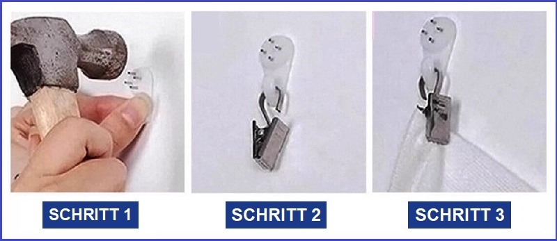 FIXIERUNGSSCHRITTE Wandteppich