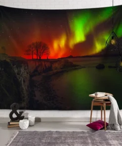Wandteppich Aurora Boreal