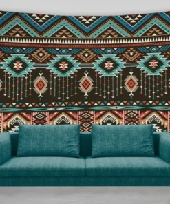 Wandteppich Aztekisch Vintage