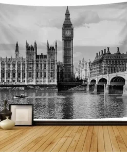 Wandteppich Big Ben Vintage