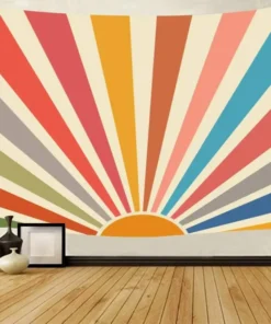 Wandteppich Bunter Sonnenstrahl