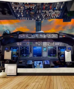 Wandteppich Modern Cockpit