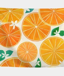 Wandteppich Orangenscheiben