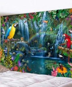 Wandteppich Wasserfall für Kinderzimmer