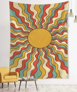 Boho Wandteppich Sonnenglanz